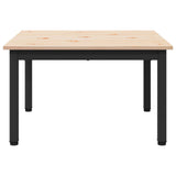 Coffee Table Natural 60 x 60 x 36 cm Solid Pine Wood