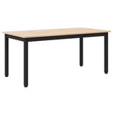 Coffee Table Natural 100 x 50 x 45 cm Solid Pine Wood - Close-Up Angle