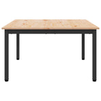Coffee Table Natural 80 x 80 x 45 cm Solid Pine Wood