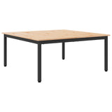 Coffee Table Natural 100 x 100 x 45 cm Solid Pine Wood