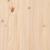 Coffee Table Natural 100 x 100 x 45 cm Solid Pine Wood