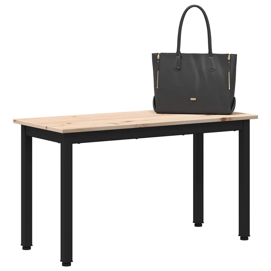 Bench Natural 80 x 35 x 45 cm Solid Pine Wood