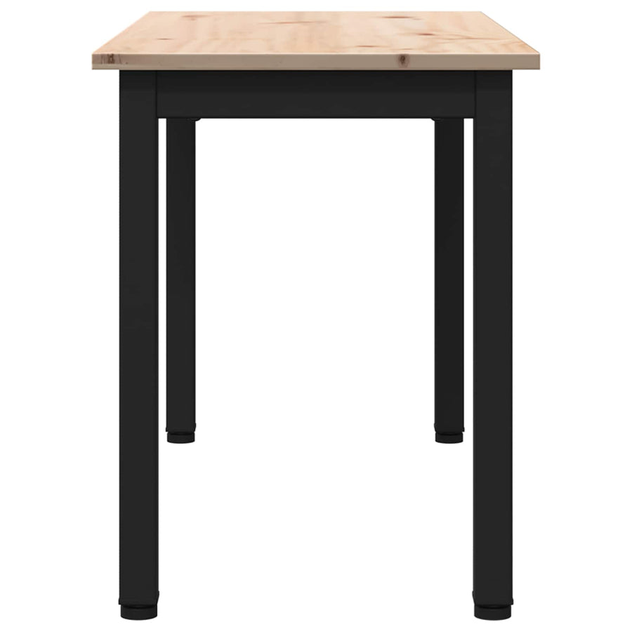 Bench Natural 80 x 35 x 45 cm Solid Pine Wood