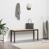 Bench Natural 110 x 35 x 45 cm Solid Pine Wood - Top-Down View