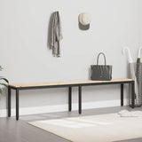 Bench Natural 200 x 35 x 45 cm Solid Pine Wood - Top-Down View