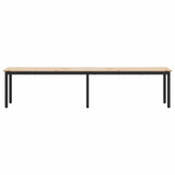 Bench Natural 200 x 35 x 45 cm Solid Pine Wood - 45-Degree Angle