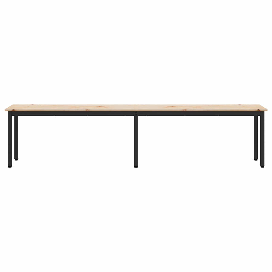 Bench Natural 200 x 35 x 45 cm Solid Pine Wood