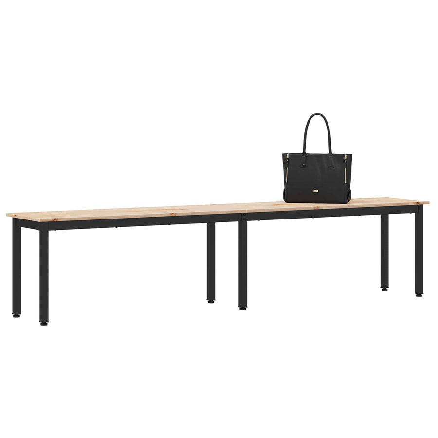 Bench Natural 200 x 35 x 45 cm Solid Pine Wood