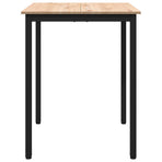Dining Table Natural 60 x 60 x 75 cm Solid Pine Wood