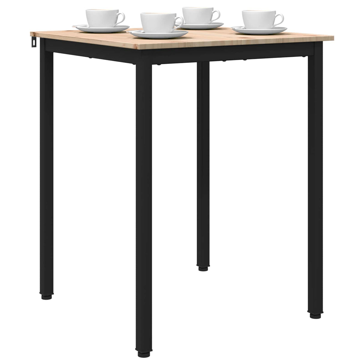 Dining Table Natural 60 x 60 x 75 cm Solid Pine Wood