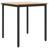 Dining Table Natural 70 x 70 x 75 cm Solid Pine Wood