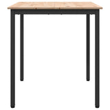 Dining Table Natural 70 x 70 x 75 cm Solid Pine Wood