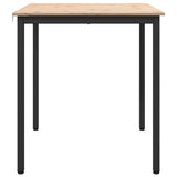 Dining Table Natural 70 x 70 x 75 cm Solid Pine Wood