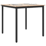 Dining Table Natural 80 x 80 x 75 cm Solid Pine Wood