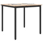 Dining Table Natural 80 x 80 x 75 cm Solid Pine Wood
