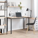 Dining Table Natural 110 x 55 x 75 cm Solid Pine Wood - Top-Down View