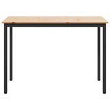 Dining Table Natural 110 x 55 x 75 cm Solid Pine Wood