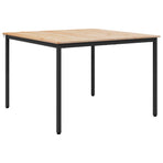 Dining Table Natural 110 x 110 x 75 cm Solid Pine Wood