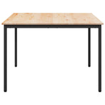 Dining Table Natural 110 x 110 x 75 cm Solid Pine Wood