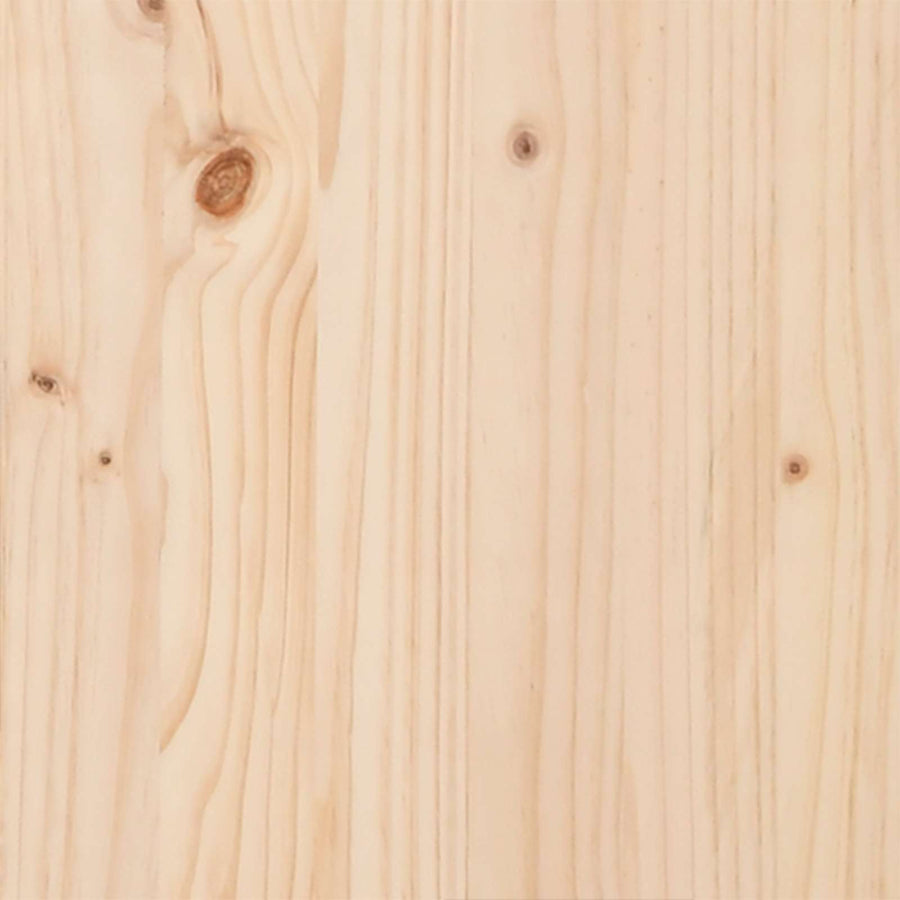 Dining Table Natural 110 x 110 x 75 cm Solid Pine Wood