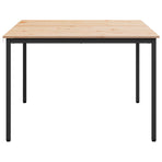 Dining Table Natural 110 x 110 x 75 cm Solid Pine Wood