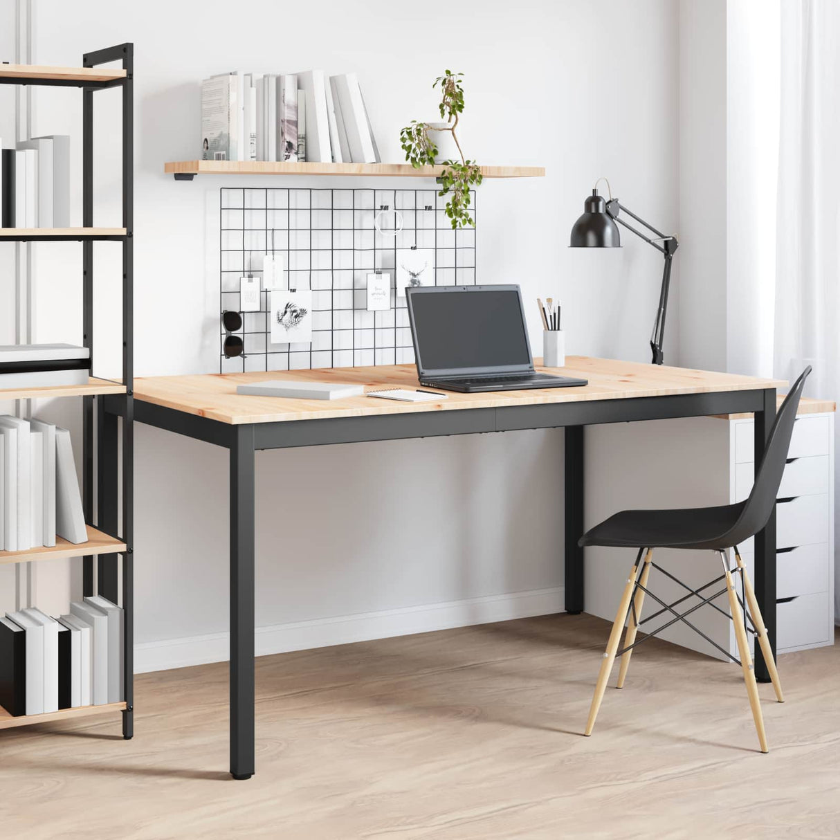 Dining Table Natural 150 x 90 x 75 cm Solid Pine Wood