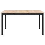 Dining Table Natural 150 x 90 x 75 cm Solid Pine Wood