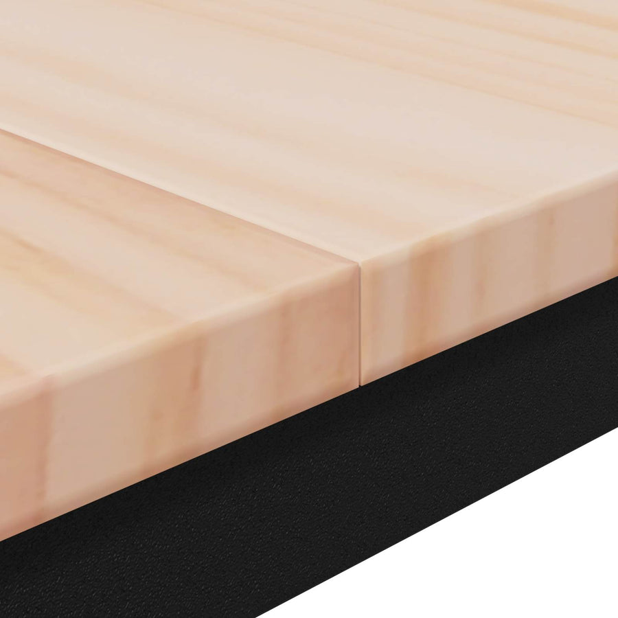 Bar Table 60 x 60 x 105 cm Solid Pine Wood Natural Square