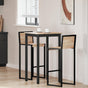 Bar Table 60 x 60 x 105 cm Solid Pine Wood Natural Square