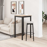 Bar Table 60 x 60 x 105 cm Solid Pine Wood Natural Square