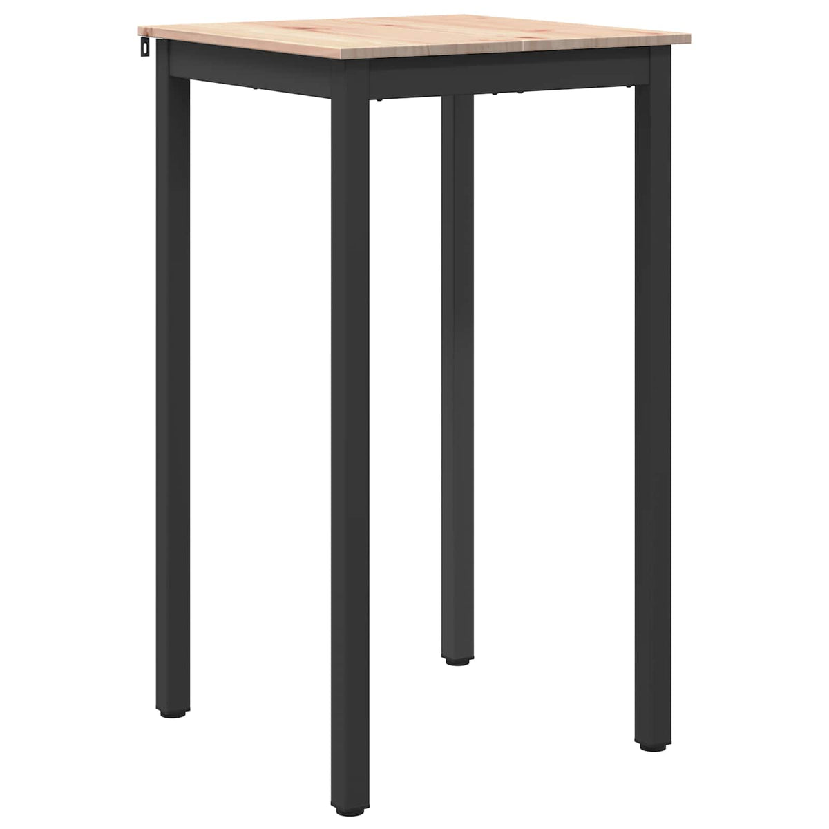 Bar Table 60 x 60 x 105 cm Solid Pine Wood Natural Square