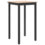 Bar Table 60 x 60 x 105 cm Solid Pine Wood Natural Square