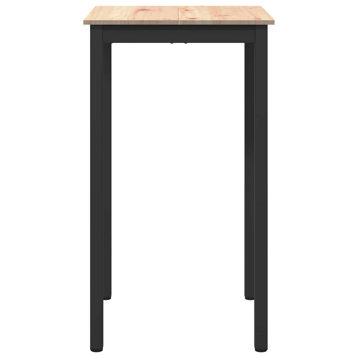 Bar Table 60 x 60 x 105 cm Solid Pine Wood Natural Square