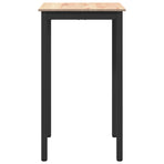 Bar Table 60 x 60 x 105 cm Solid Pine Wood Natural Square