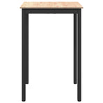 Bar Table 70 x 70 x 105 cm Solid Pine Wood Natural Square