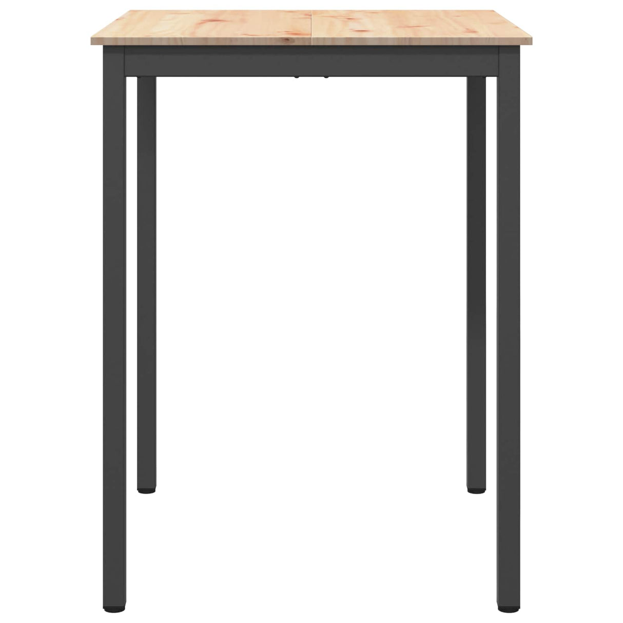 Bar Table Natural 80 x 80 x 105 cm Solid Pine Wood