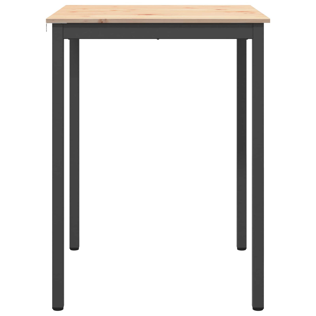 Bar Table Natural 80 x 80 x 105 cm Solid Pine Wood