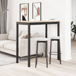 Bar Table 110 x 55 x 105 cm Solid Pine Wood Natural Rectangular