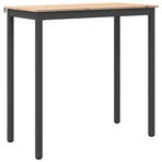 Bar Table 110 x 55 x 105 cm Solid Pine Wood Natural Rectangular