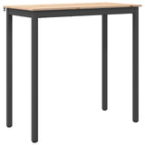 Bar Table Natural 110 x 55 x 105 cm Solid Pine Wood - Front View