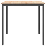 Bar Table Natural 110 x 110 x 105 cm Solid Pine Wood