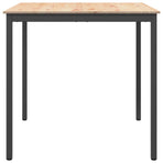 Bar Table 110 x 110 x 105 cm Solid Pine Wood Natural Square