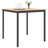 Bar Table Natural 110 x 110 x 105 cm Solid Pine Wood