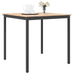 Bar Table 110 x 110 x 105 cm Solid Pine Wood Natural Square