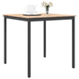 Bar Table 110 x 110 x 105 cm Solid Pine Wood Natural Square