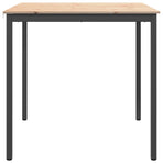 Bar Table 110 x 110 x 105 cm Solid Pine Wood Natural Square