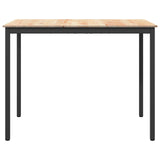 Bar Table Natural 140 x 80 x 105 cm Solid Pine Wood