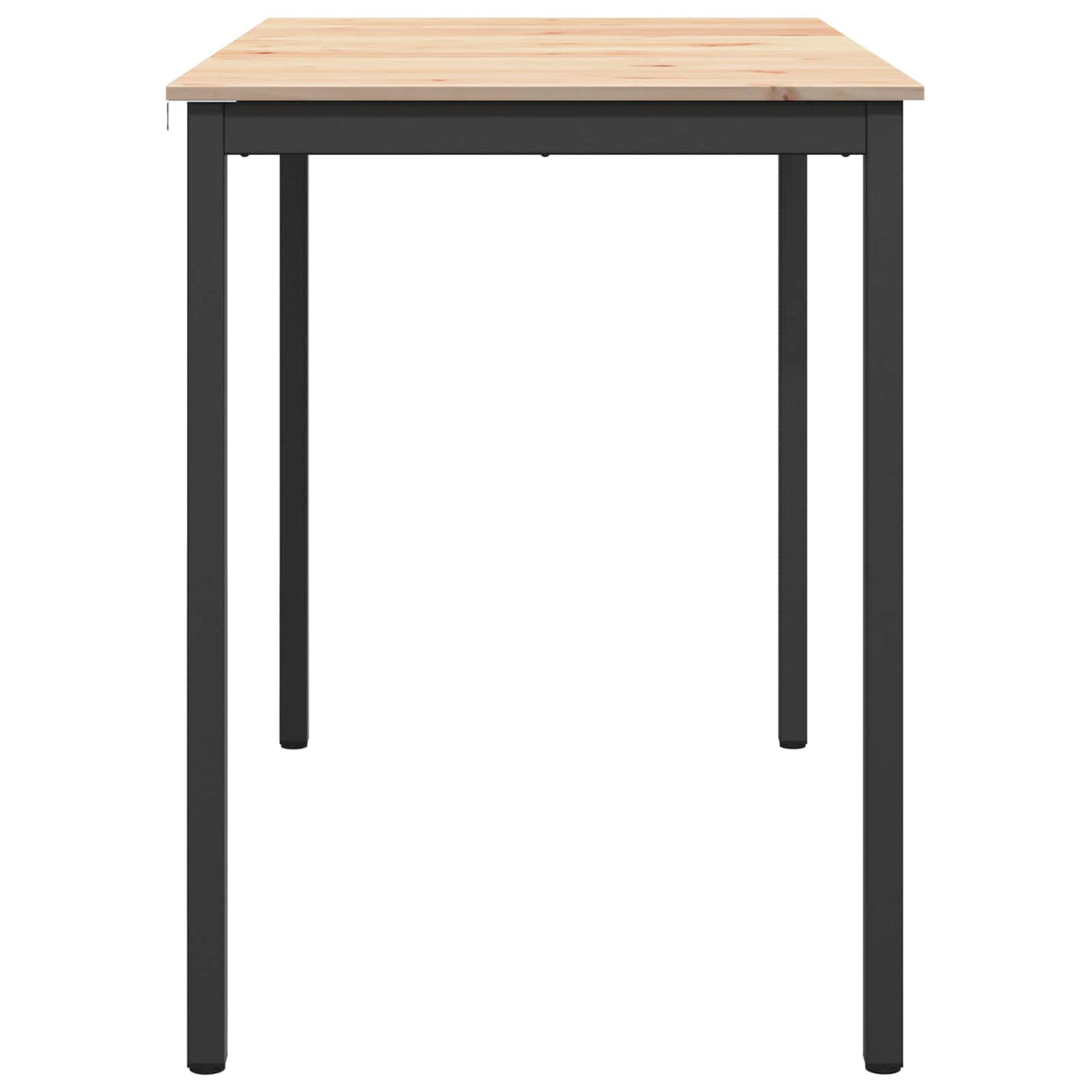 Bar Table Natural 140 x 80 x 105 cm Solid Pine Wood
