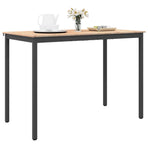 Bar Table 150 x 80 x 105 cm Solid Pine Wood Natural Rectangular