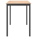 Bar Table 150 x 80 x 105 cm Solid Pine Wood Natural Rectangular
